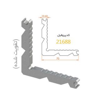 فیکسر آلومینیومی پانچی ۱۰.۶ آلاکس
