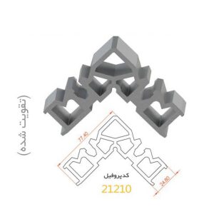 فیکسر آلومینیومی پانچی ۲۴.۸ آلاکس