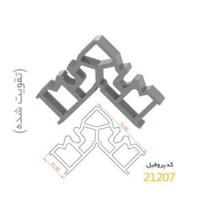 فیکسر آلومینیومی پانچی ۳۱.۵ آلاکس